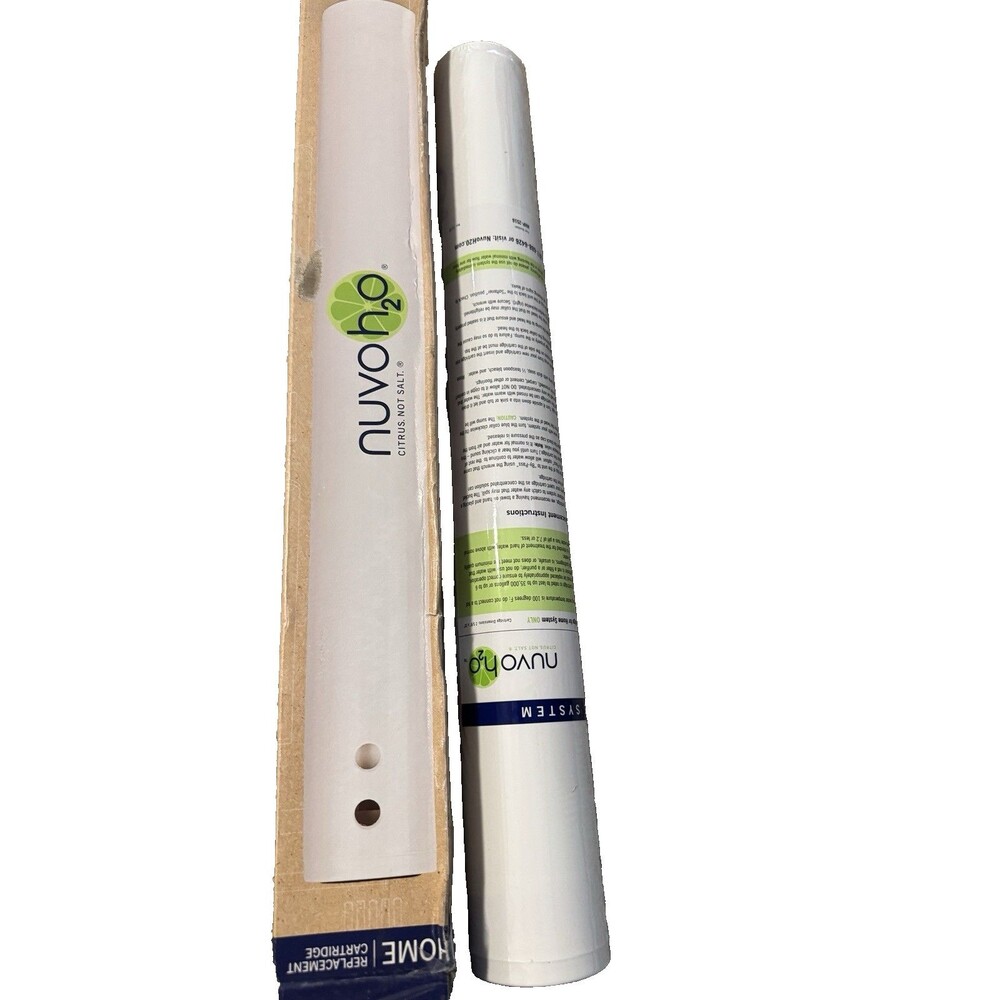 NuvoH2O Home Replacement Cartridge Citrus Salt-Free Water Softener 2.5" x 19.9"